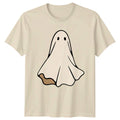 Cute Ghost T-Shirt Halloween Spooky Character Gift For Him And Her