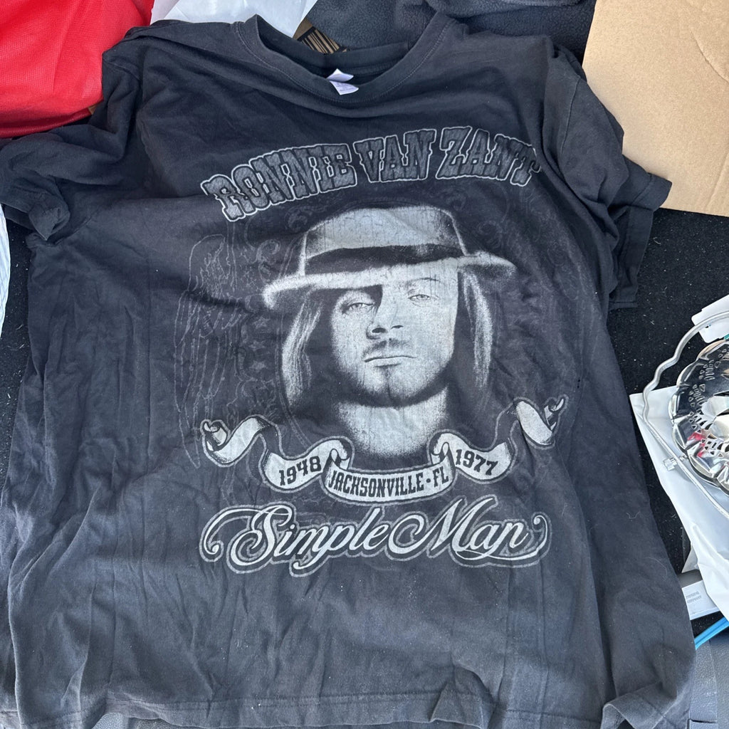 Vintage Ronnie Van Zant Simple Man 1948-1977 T Shirt XXL Momma Told Me