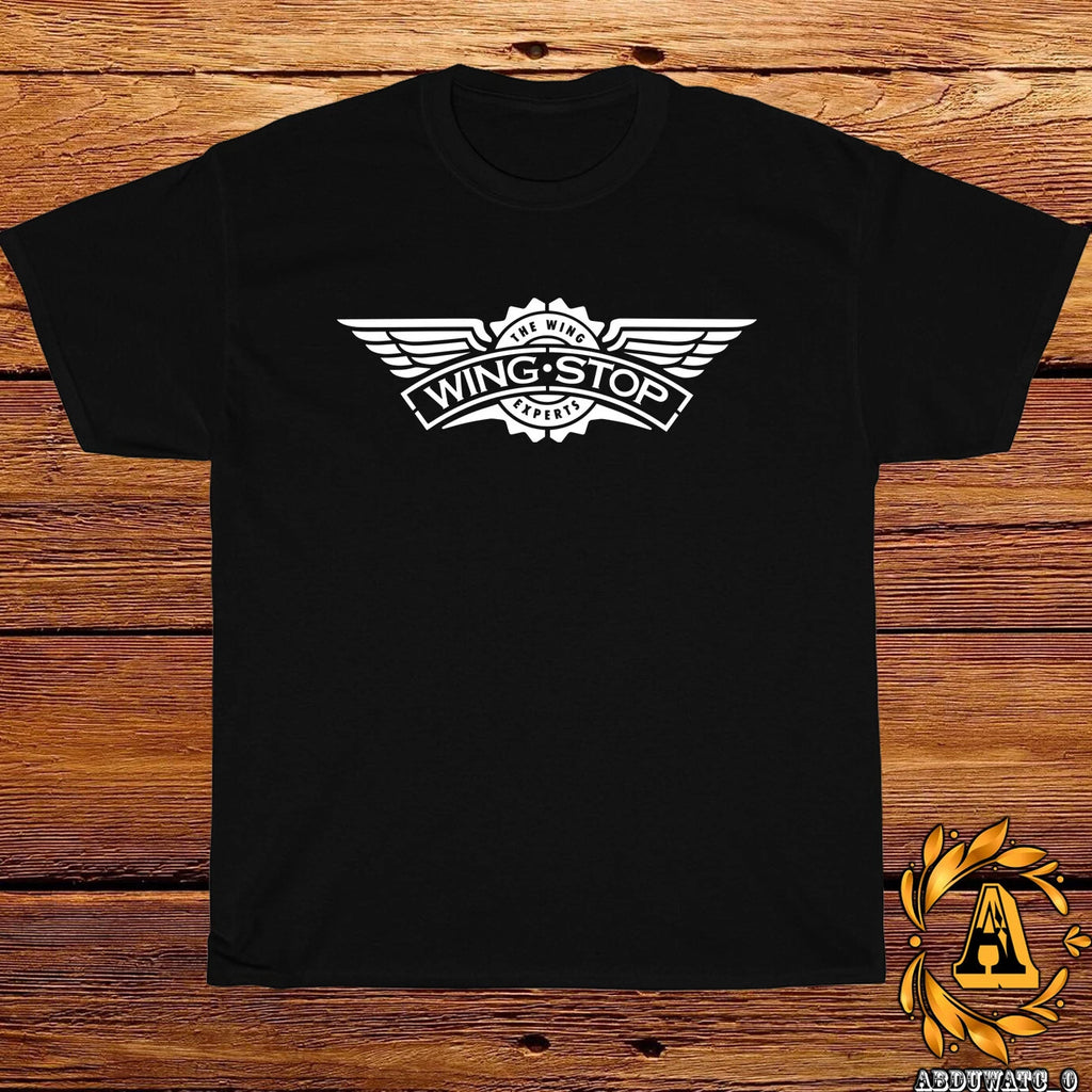 New Wingstop Restaurant Logo Black/Sport Grey/White/Navy/Red T-Shirt S-5XL