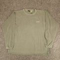 Vintage Gramicci Shirt Men XL Green Textured Long Sleeve USA 90s Y2K Boxy Grunge