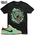 Shirt To Match SB Dunk Low Rodeo Tourmaline Unisex Tee Tiger Shirt Gift