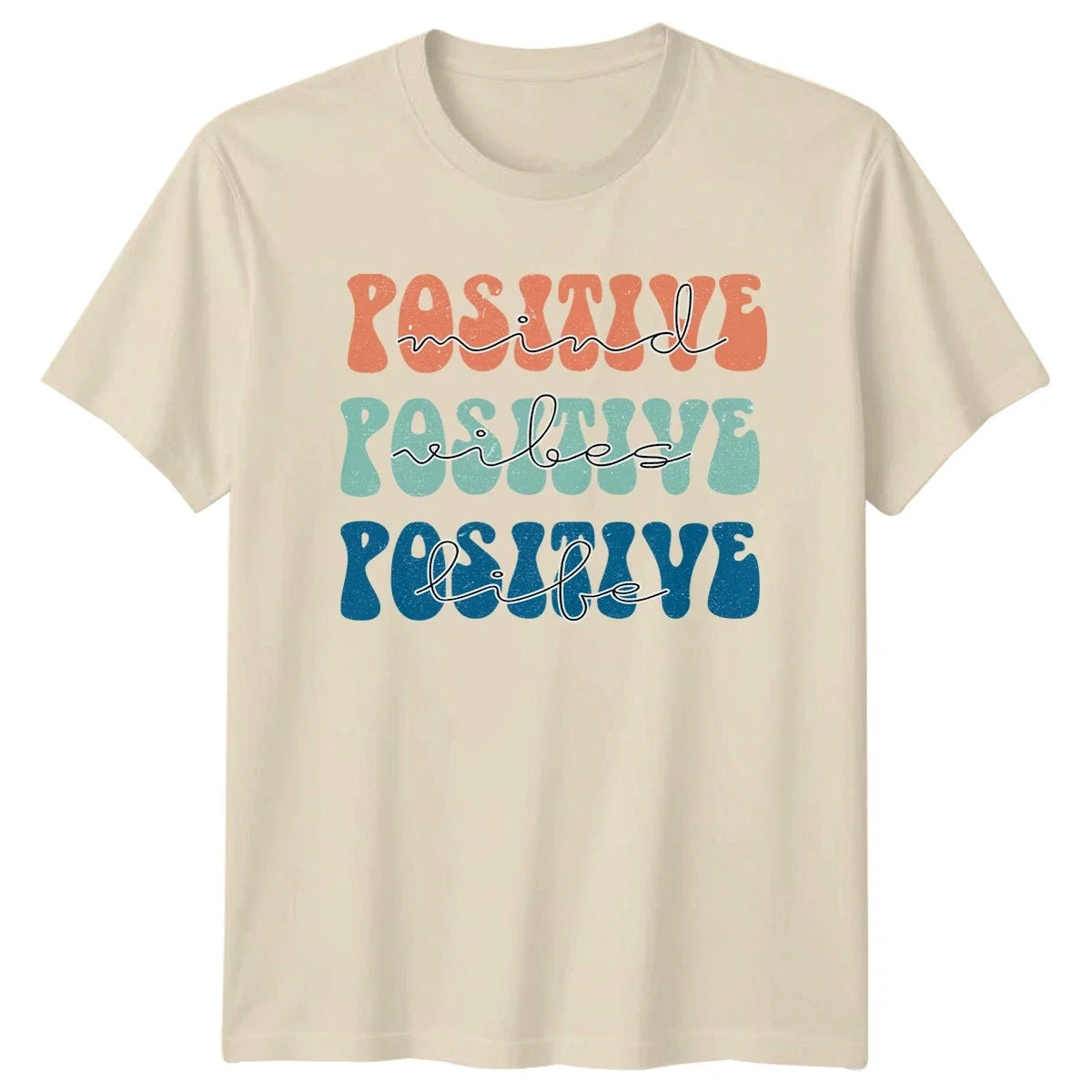 Positive Mind Positive Vibes T-Shirt Mental Wellness Birthday Gift For Him Her