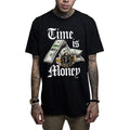 Mafioso Time Is Money Mens T-Shirt Streetwear Alternative Tattoo Clothing