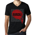 Men's Graphic T-Shirt V Neck Thoughts Invincible Eco-Friendly Limited Edition