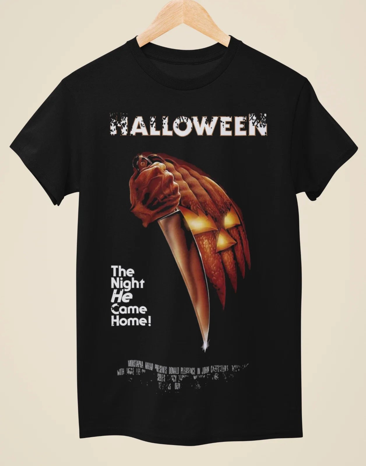 Halloween - Movie Poster Inspired Unisex Black T-Shirt