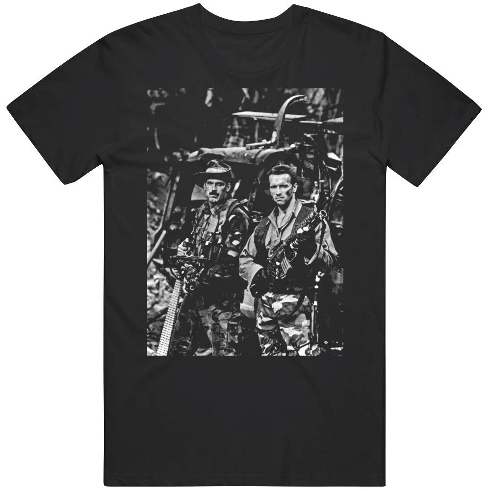 Classic 80s Action Movie Predator Arnold Jesse The Body Movie Fan V3  T Shirt