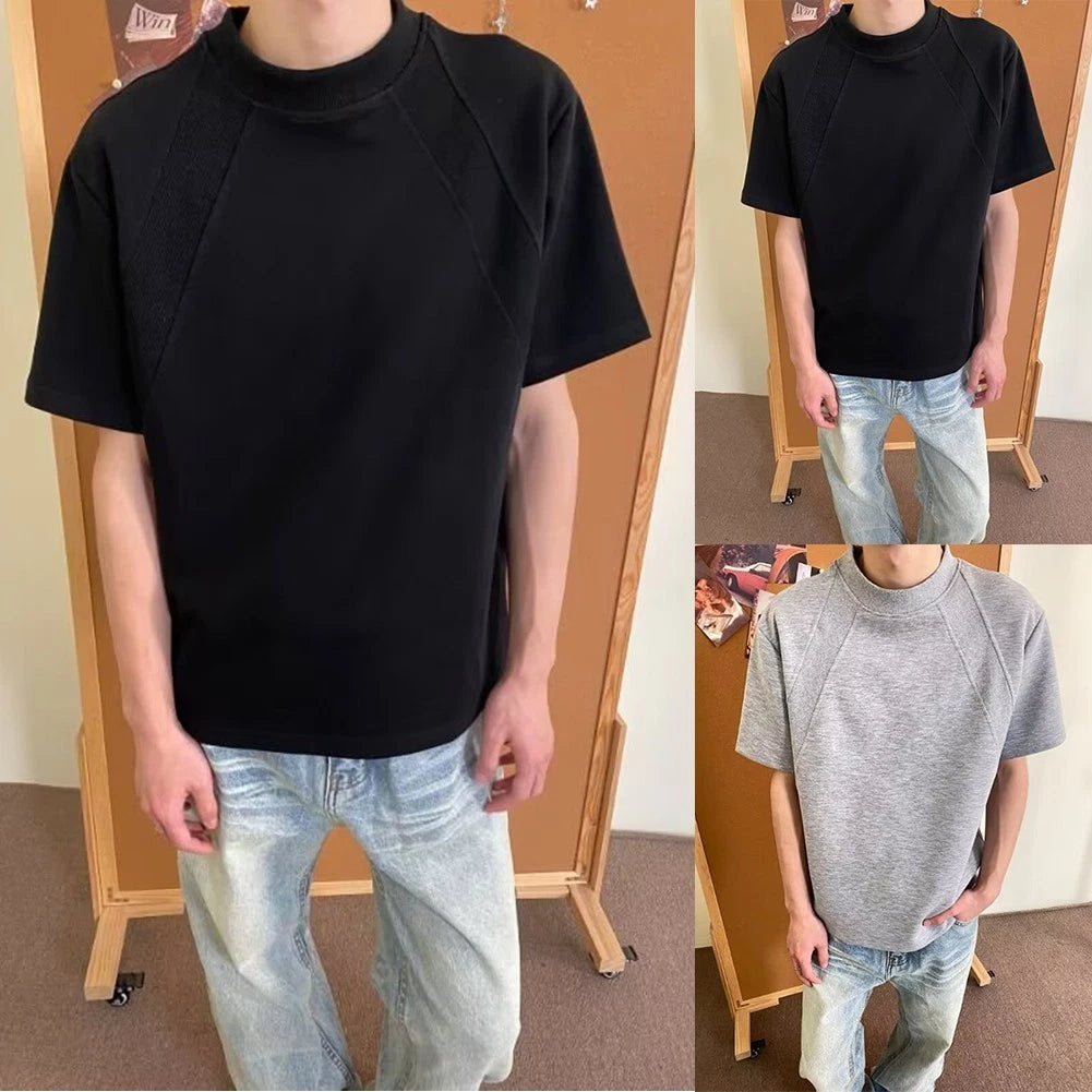 For Men For Street Style Men's T-shirt Daily Life O-neck Neckline Short Sleeves