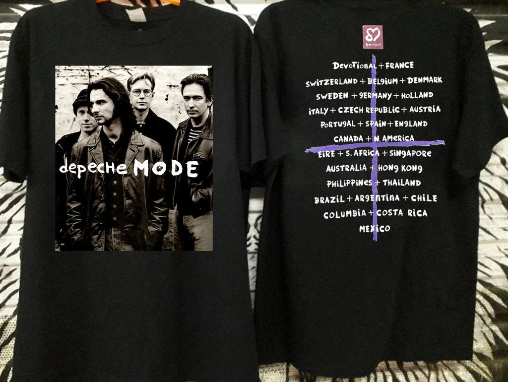 1993 Depeche Mode Faith Devotional World Tour Concert 90s Shirt