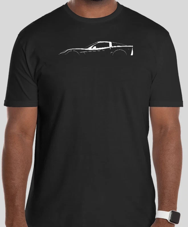 Simple C8 Corvette T Shirt Tee Sport Racing Gift Dad S-2XL TRACK garage