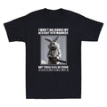 I Won't Announce My Descent Into Madness Funny Rabbit Killer Retro Men's T-Shirt