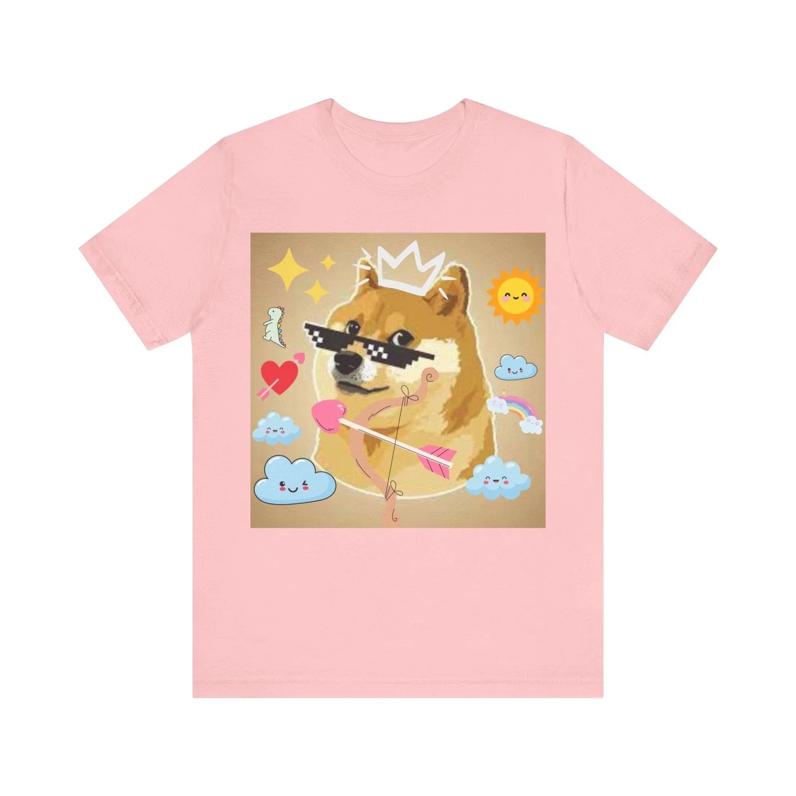 Cupid Dog Meme T-Shirt for Men and Women