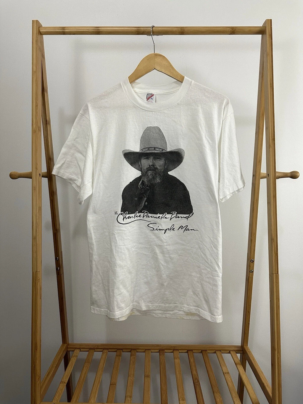 VTG 90s The Charlie Daniels Simple Man Official Celebration Tour T-Shirt Size XL