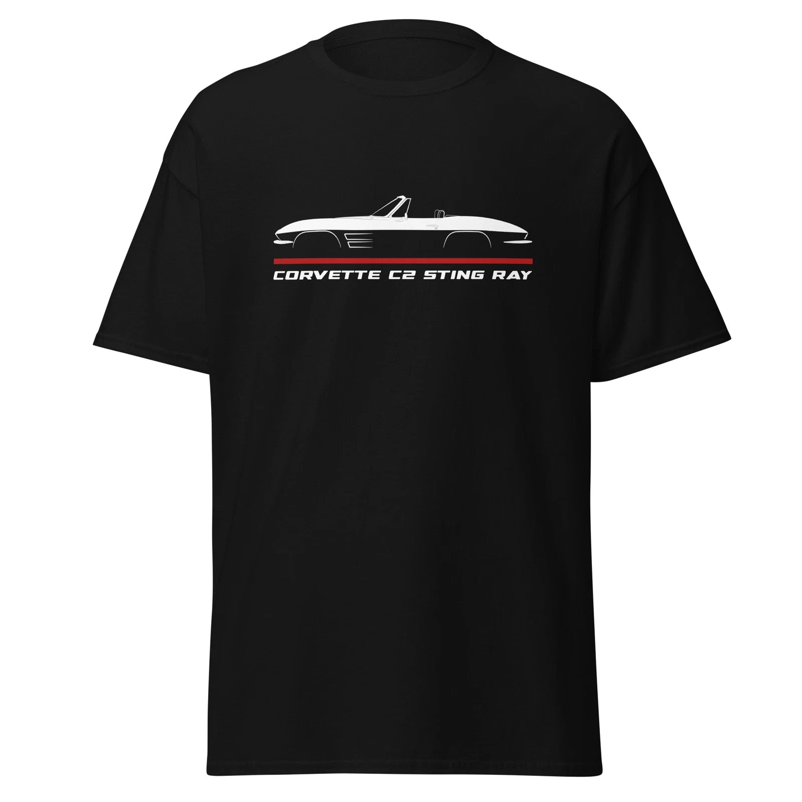 Premium T-Shirt For Chevrolet Corvette C2 StingRay Convertible 1963-64 Birthday