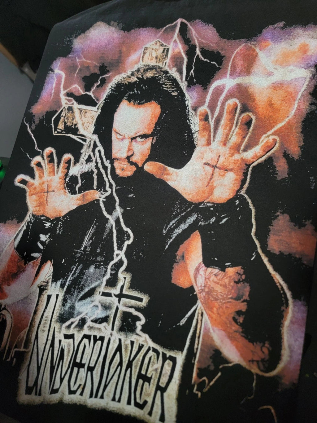 UNDERTAKER ON A SHAKA HEAVYWEIGHT GARMET DYED T SHIRT "MODERN"
