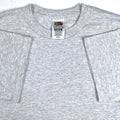 NOS vintage 90s BLANK GRAY T-Shirt MEDIUM fruit of the loom soft thin beach surf