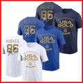 Jack Hughes #86 USA Hockey Team 2026 Winter Olympics Championship Name & Number