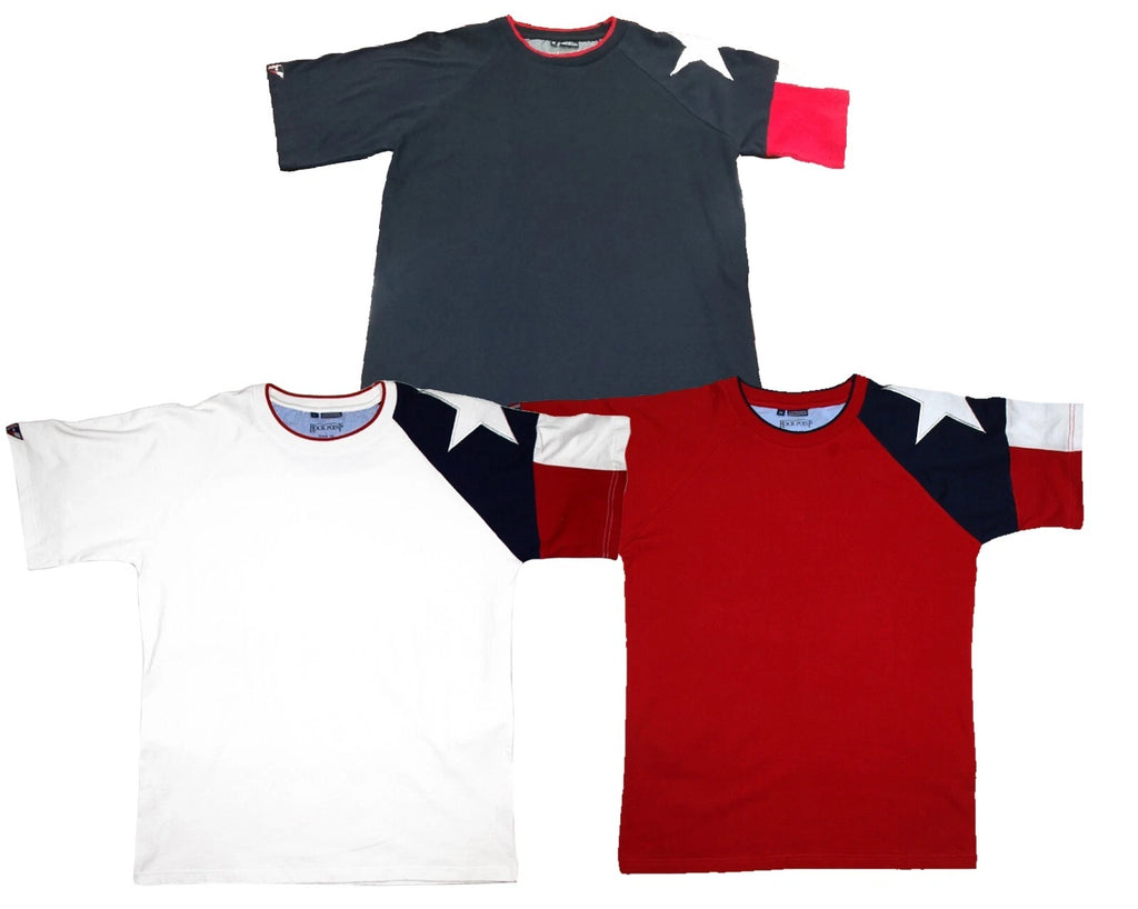 TEXAS flag PATRIOTIC tee USA SELLER red white blue star stripe crew neck trendy