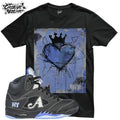 Shirt To Match 5 Black Unisex Tee Sneaker Shirt Heart Shirt