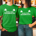 TSHIRT (210) Shake Your Shamrocks Happy St Patricks Day Green T-Shirt Outfit Top