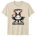Hoppy Halloween Bunny Bat T-Shirt Cute Halloween Gift For Him And Her