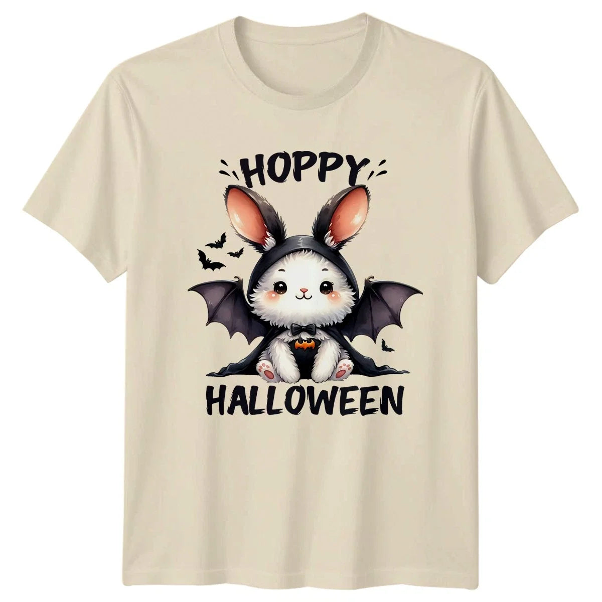 Hoppy Halloween Bunny Bat T-Shirt Cute Halloween Gift For Him And Her