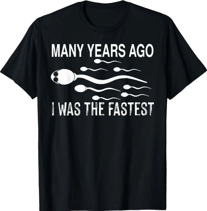 Many Years Ago I Was The Fastest Funny Meme Unisex T-Shirt