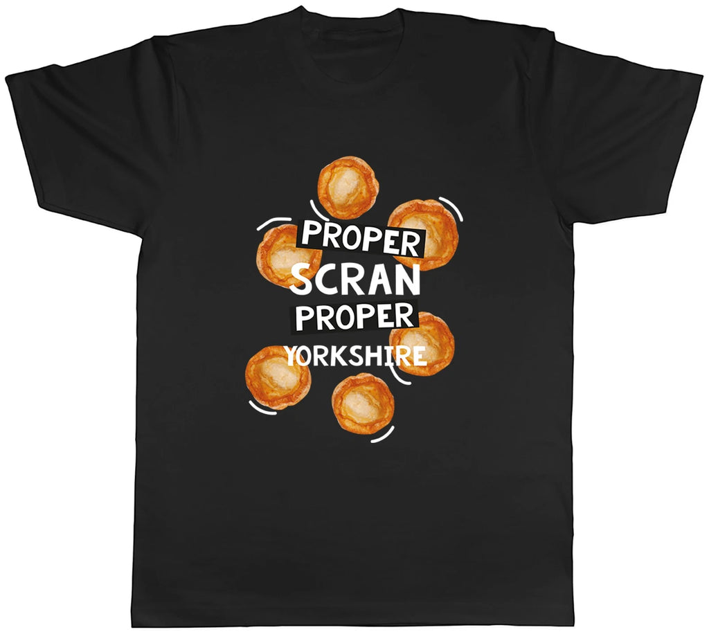 Yorkshire Pudding Day Proper Scran Mens T-Shirt Tee Gift Top