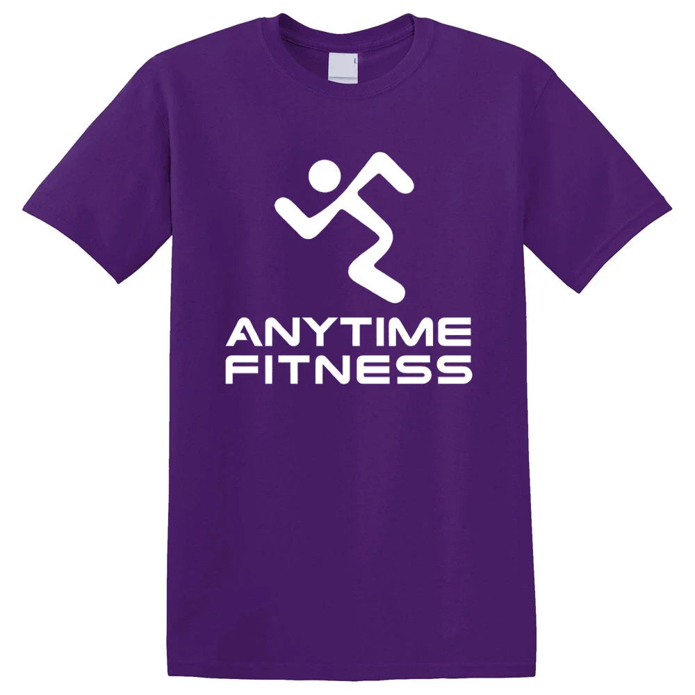 Anytime Fitness Gym Men's Purple Size S-3XL
