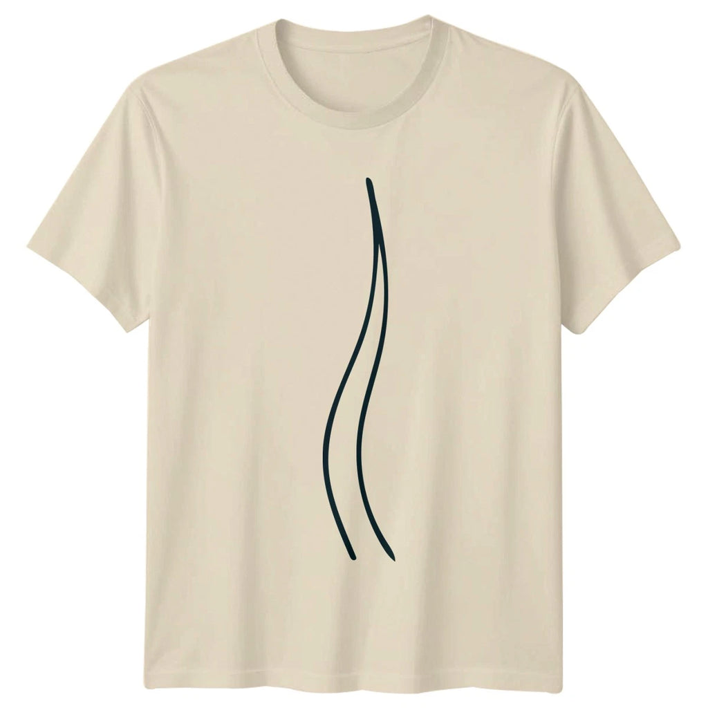 Simple Coffee Steam Minimalist Icon T-Shirt Minimalist Coffee Lover