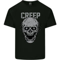 Creep Human Skull Gothic Rock Music Metal Mens Cotton T-Shirt Tee Top