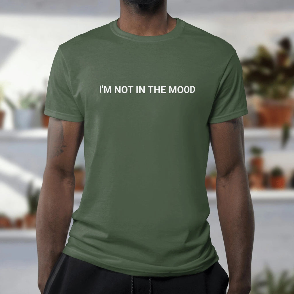 I'm Not In The Mood Unisex T-Shirt Sarcastic Adult Tee Cool Trendy T-Shirt