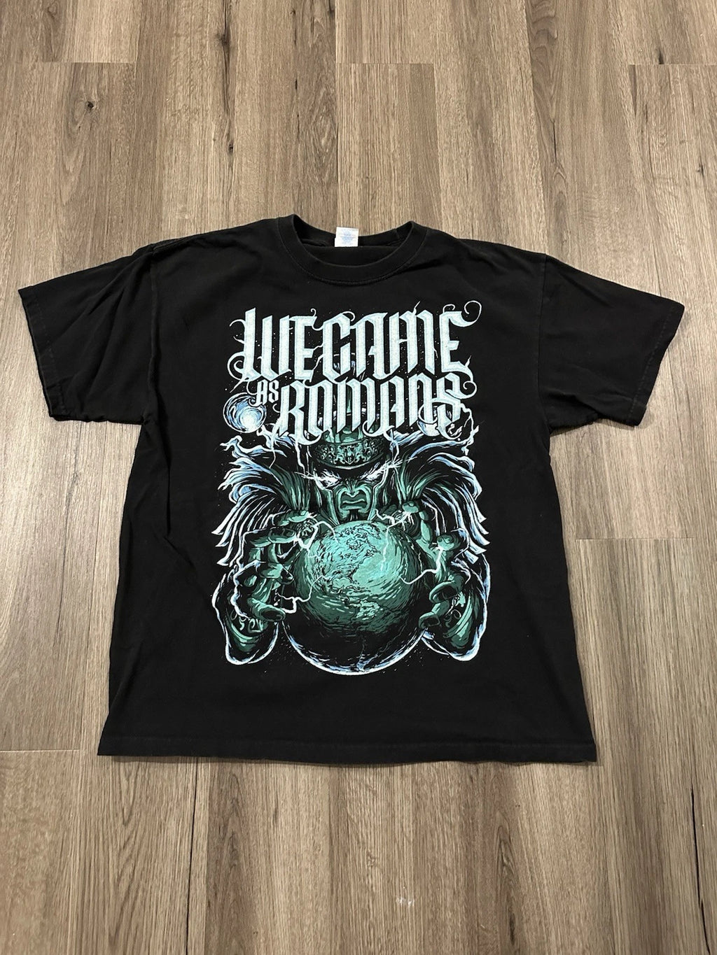 Vintage Y2K We Came As Romans metal emo hot topic goth band tee L