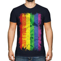 Gay Pride Grunge Flag T-Shirt Rainbow LGBT Clothing Gift