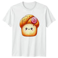 Cute Kawaii Bread Lollipop Design T-Shirt Kawaii Food Baking Lover Birthday Gift