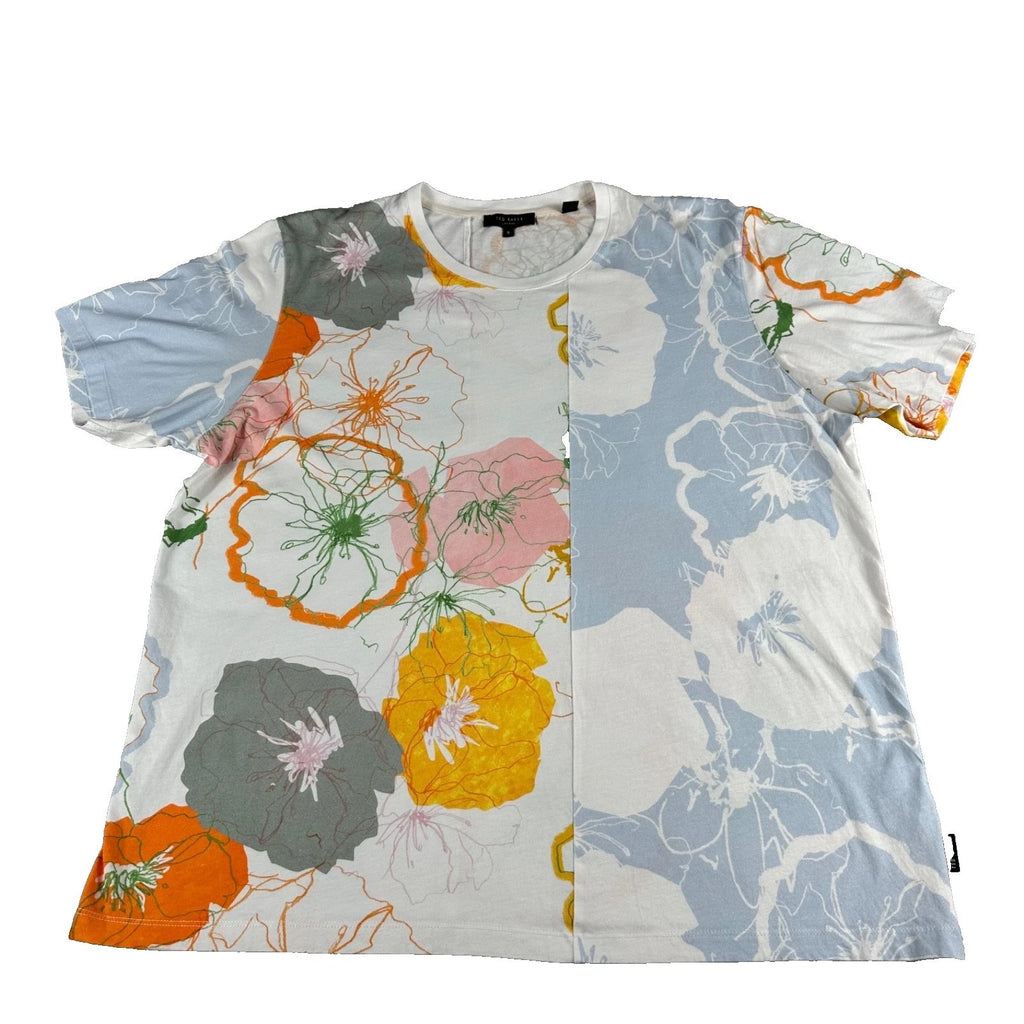 Ted Baker Tshirt Mens XXL Size 6 MMB Warmday SS Smart Casual Urban Preppy