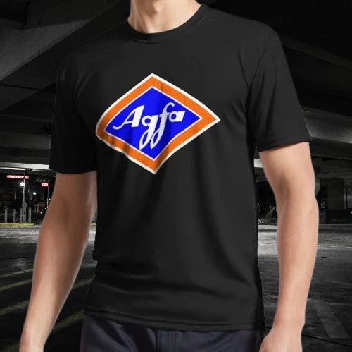 Retro Agfa Film Logo from 1960s Active T-Shirt Funny Size Mode American T-shirt