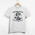 Crying Over Book Boyfriends Shirt, Reader Sad Girl Aesthetic Bookworm Tee Gift