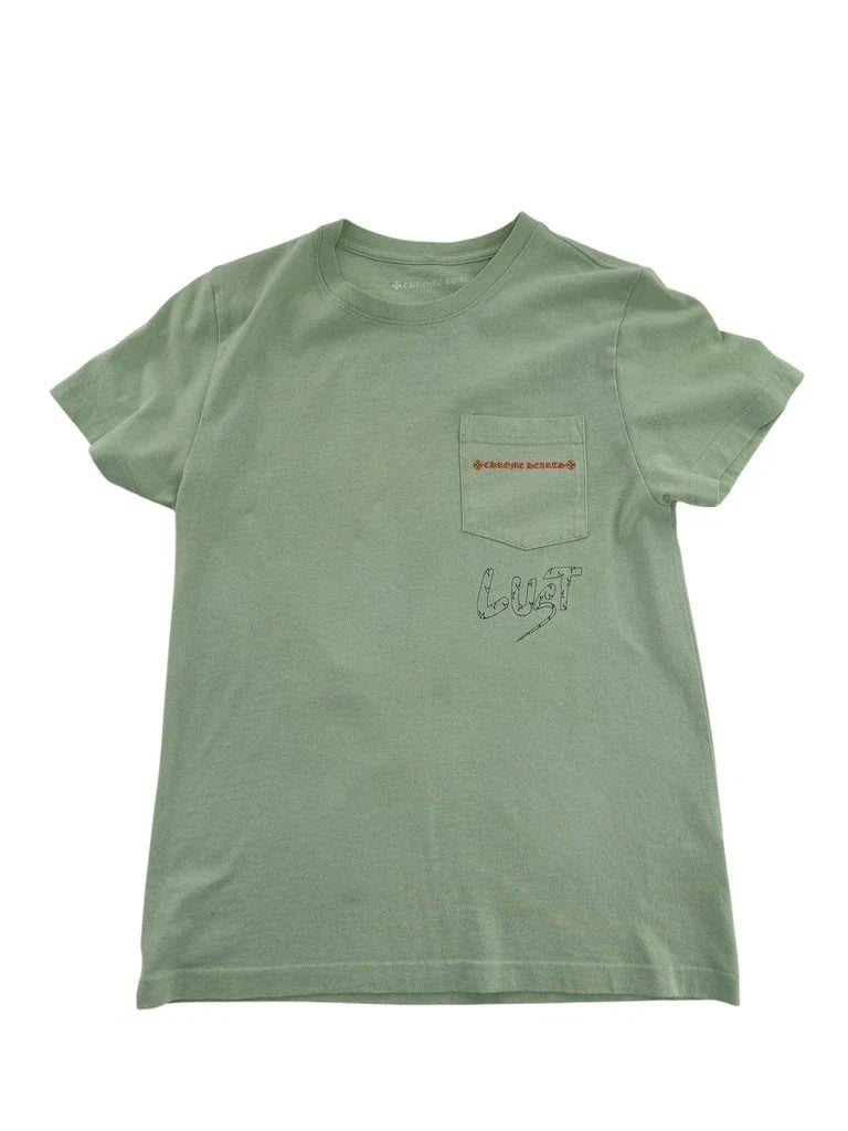 Size S Chrome Hearts Matty Boy Lust T-Shirt Seafoam
