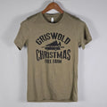Bella Canvas Mens S Griswold Christmas Tree Farm Graphic Tee Olive Green S Gift