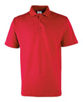 Mens or older boys tennager  RED polo shirt size medium RX100 NEW Work Casual
