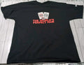 Vintage Y2K Beck's Beer Promo Front Graphic Print Black T-Shirt  Size XL