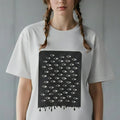 Dripping Eyes Graphic T-Shirt Minimalist Gothic Horror Aesthetic Streetwear