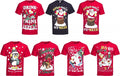 Men's Novelty T Shirt Funny Message Novelty  X-Mas Polo Merry Christmas S to 5XL