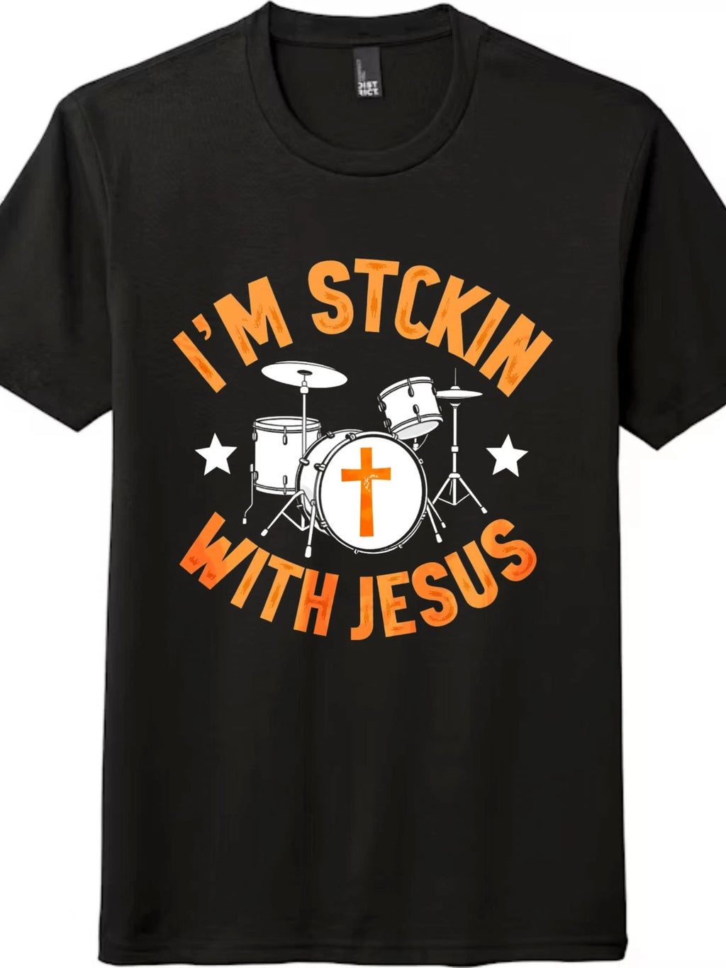 Stickin' With Jesus Casual Cotton T-Shirt - Unisex Daily Christian Graphic Tee