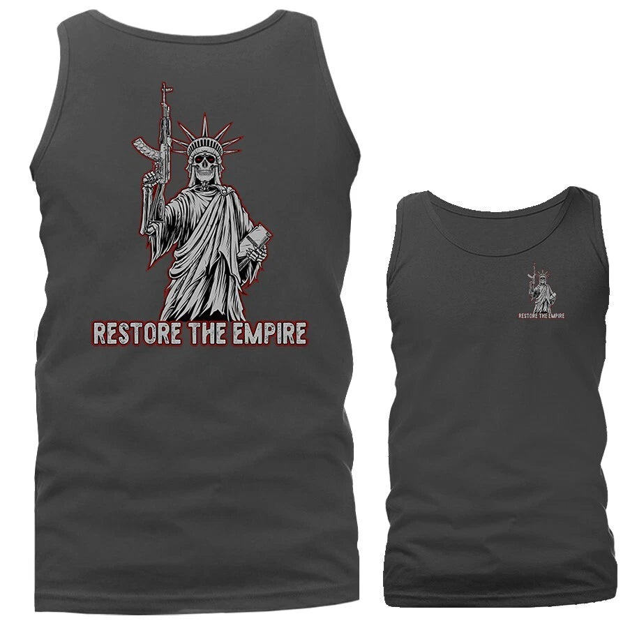 Restore The Empire Military Army Marines Special Ops Tactical Weapon Tank Top