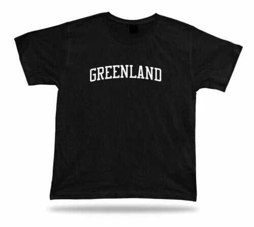 Greenland Fashion T-Shirt Tee Gift Idea Modern Sports North America Inuit