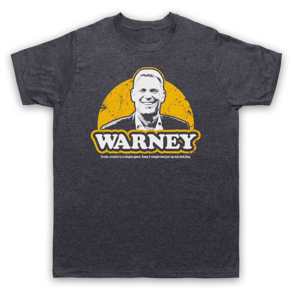 WARNEY AUSTRALIA CRICKET SIMPLE GAME SPIN BOWLER LEGEND MENS & WOMENS T-SHIRT