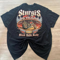 Black Sturgis Biker Graphic Tee Men's XL | Y2K Vintage Skate
