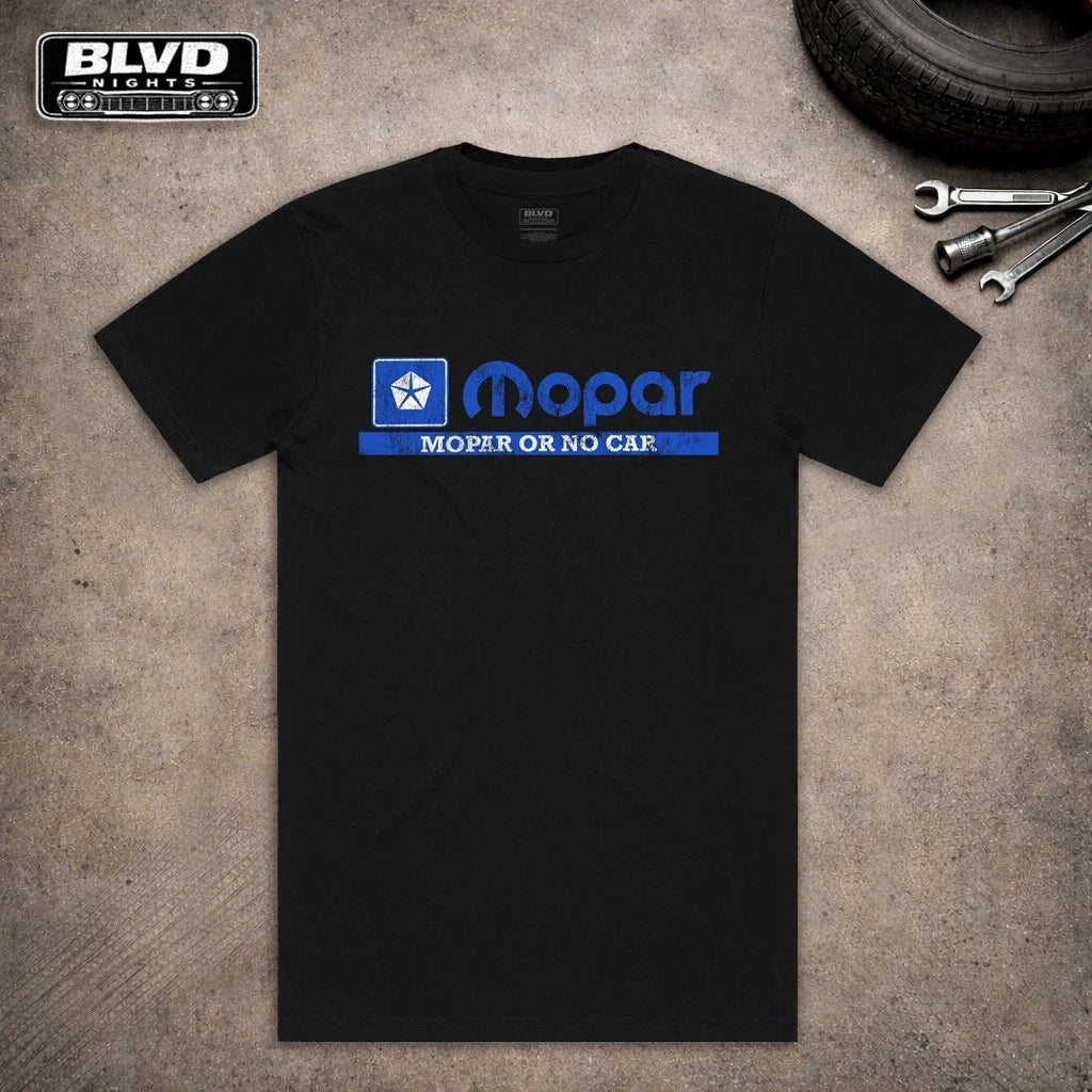 Mopar T Shirt | Mopar Or No Car Tee | Chrysler Valiant Dodge Muscle Car Shirt
