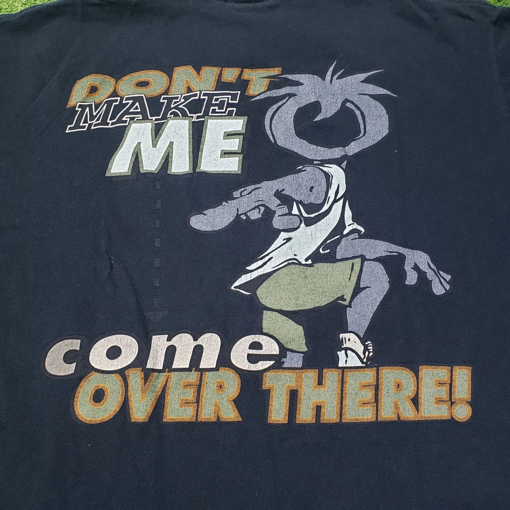 Vintage DJ Street Style Skateboard Dont Make Me Come Over There Shirt OGIO Large